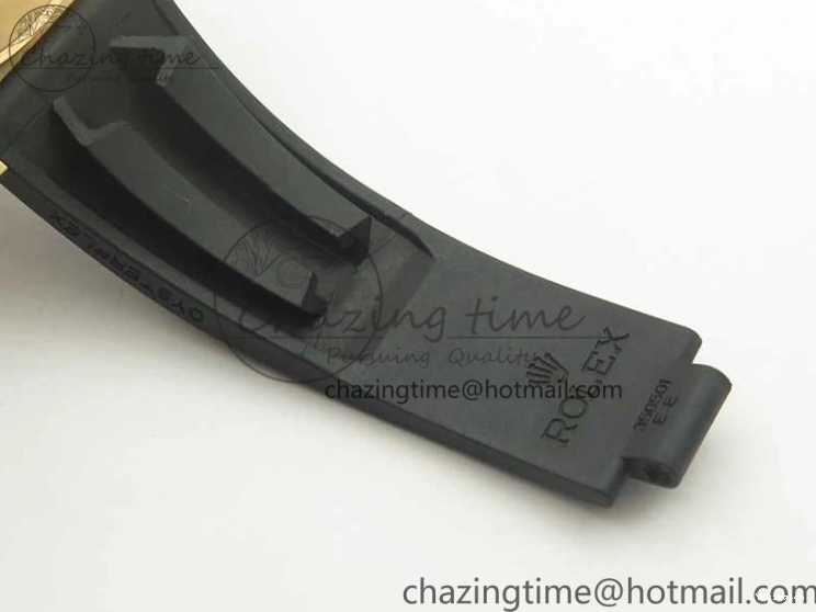 On Daytona Gold Black Super Clone Best Dial 116515 Edition 1:1 Rubber A4130 Strap Rose V2 ARF 1229